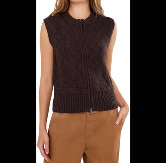 Splendid Benson Sweater Vest In Java