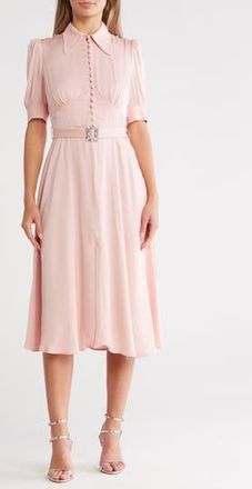 L.k. Bennett Amor A-Line Dress in Pink-Pink at Nordstrom Rack, Size 10 Us / 14 Uk