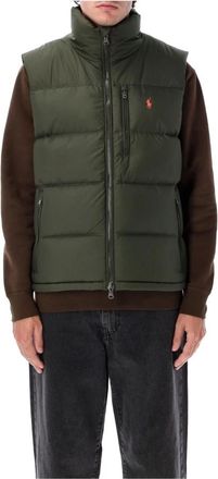 Polo Ralph Lauren Gewatteerde Puffer Vest voor Mannen - Heren - Bodywarmers - Groen - M - Jassen