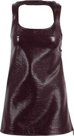 Courr&egrave;ges Reedition Vinyl Mini Dress