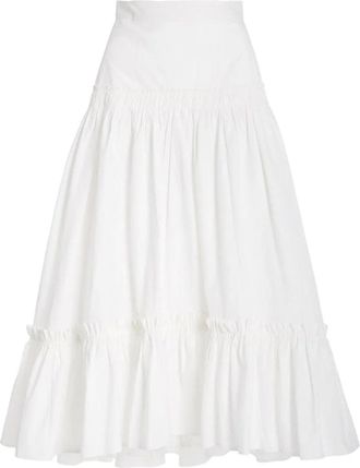 Cara Cara Tisbury midi skirt - White