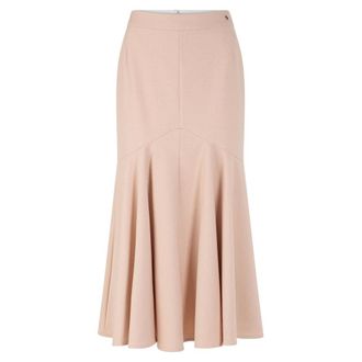 Marc Cain Midi Rok - Dames - Rokken - Oranje - Maat: 2XL Leer