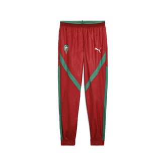 Puma Pantaloni in tessuto pre-partita Marocco da uomo, Accessori, Rosso, XXL