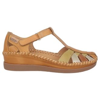 Pikolinos Bruine Damessandaal - Zomercollectie - Dames - Sandalen - Bruin - 39 EU - Leer - Schoenen