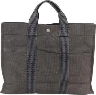 Herm&egrave;s Pre-owned Fourre tout tote - Dames - Vintage Shopper - Grijs - ONE Size - Vintage