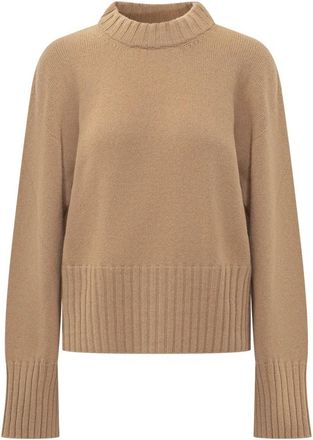 Laneus Round-neck Truien - Dames - Ronde hals truien - Bruin - L - Truien & Vesten