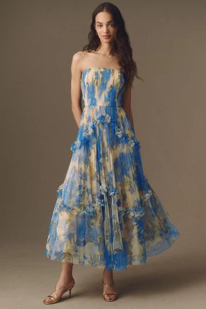 Hutch Strapless Bustier Maxi Dress
