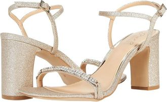 Badgley Mischka Jewel Badgley Mischka Charlee Womens Light Gold Embellished Sandal JOBB1327