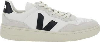Veja Witte V-90 Sneakers - Heren - Sneakers - Wit - 41 EU - Schoenen