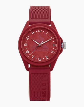 Le Coq Sportif Mens Red Quartz 32mm Digital Watch - Size: ONE size