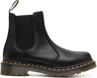 Dr. Martens Smooth Leather Ankle Boot With Elastic Side Panels