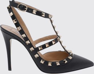Valentino Garavani Pump Rockstud in pelle martellata