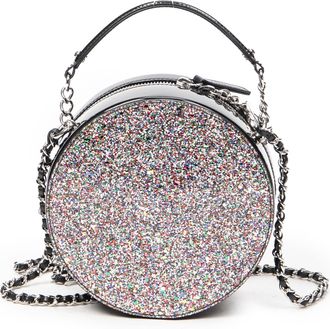 Chanel CC Round Glitter Chain Crossbody Schoudertas