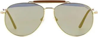 Tom Ford FT053628C Aviator Sunglasses - Gold