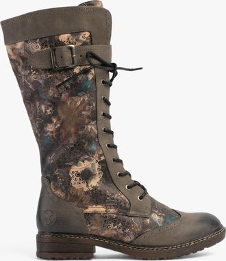 Rieker 94734-90 Womens Boots Multi - Multicolour - Size UK 6.5