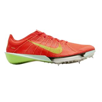 Nike Air Zoom-hardloopschoenen voor heren, van gebreid materiaal, met spikes (Helder karmozijnrood)
