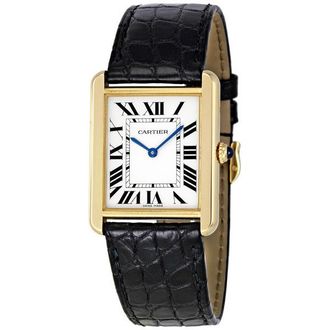 Cartier Pre-owned Cartier Tank Solo Silver Opaline Dial Unisex Watch W5200004