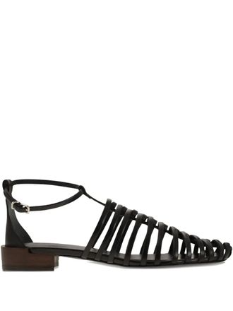 Tod's leather sandals - Black
