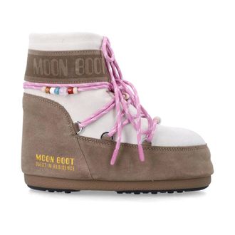 Moon Boot Guest in Residence Icon Enkellaarzen - Dames - Schoenen - Beige - Maat: 36 EU Su&egrave;de