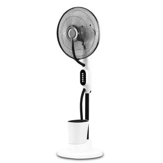 Fabrilamp Ventilador Humificador Pie Iceberg Blanco/negro 80w 3velocidades 3aspas