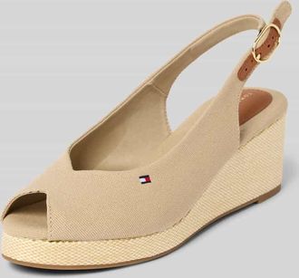 Tommy Hilfiger Espadrilles aus Baumwoll-Canvas in Sand, Größe 40