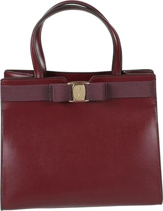 Ferragamo Handtas - Dames - Handtassen - Paars - ONE Size - Tassen