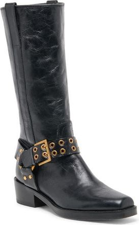 Dolce Vita Rusty Tall Boot in Black Leather at Nordstrom, Size 7.5