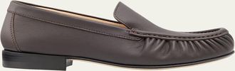 Manolo Blahnik Leonda Leather Loafers