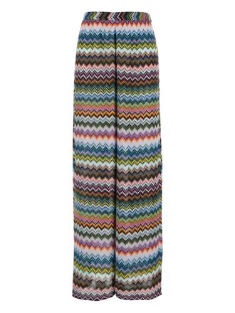 Missoni chevron trousers - Blue