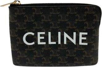 Celine Pre-owned Accessories, female, Brown, Size: ONE SIZE Pre-owned Coin Case
