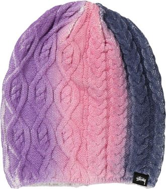 St&uuml;ssy Spray Skullcap beanie - unisex - Cotton - One Size - Purple