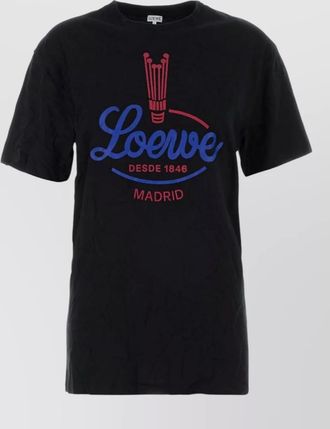 Loewe jersey t shirt crew neck graphic print