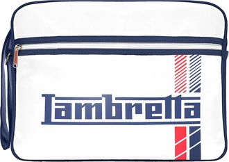 Lambretta Racing Stripe Toilettas (Wit)