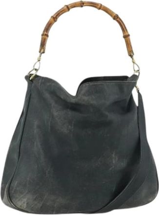 Gucci Pre-owned Shoulder Bags, female, Black, Size: ONE SIZE Pre-owned Vintage Shoulder Bag