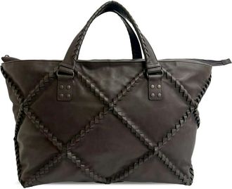 Bottega Veneta Pre-owned Bottega Veneta Nappa Diamond Intrecciato Tote 5YJ82F8X752DF6NI