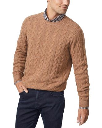 J.McLaughlin J.Mclaughlin Eamon Solid Cable Cashmere Sweater