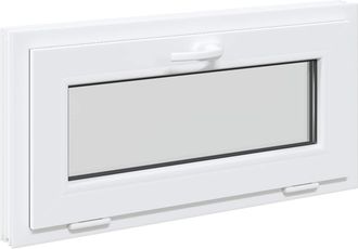 vidaXL Color Interno De Ventana De S&oacute;tano Blanco Risor 80 X 40 Cm Vidaxl