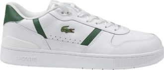 Lacoste T-Clip Set Sneakers - Heren - Sneakers - Groen - 46 EU - Leer - Schoenen