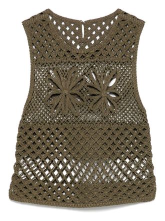 ベスト・ジレ PINKO Women Vests 104755A2BQL67 Brown 104755A2BQ-L67-AA04