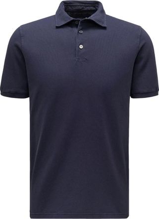 Fedeli Polo - Heren - Polos - Blauw - M - Katoen - Tops