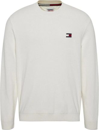 Tommy Jeans Sweatshirts - Heren - Sweatshirts - Beige - L - Katoen - Hoodies & sweatvesten