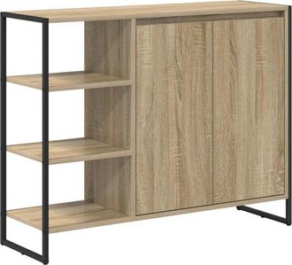vidaXL Armario Auxiliar Sonoma 96.5 X 30 X 75 Cm Madera Contrachapada Vidaxl