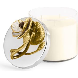 Michael Aram Anemone Three-Wick Scented Candle in Silver/Gold at Nordstrom