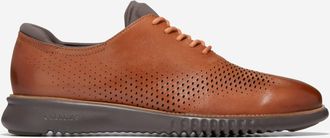 Cole Haan Mens 2.ZER&Oslash;GRAND Laser Wingtip Oxford Shoes - Brown Size 10.5