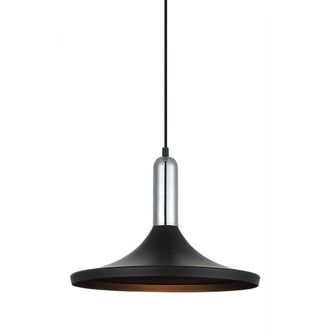 Netlighting Modern Hanging Pendant Black 1 Light E27