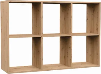 OEM Estanter&iacute;a Artisan Oak De 2x3 Compartimentos Para Libros Y Juguetes - Universal, Funcional, Para Habitaci&oacute;n Infantil, Sala De Estar U Oficina