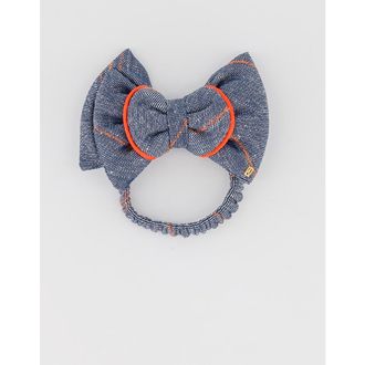 Alexandre de Paris Fitness Denim Hair Tie in Denim Blue at Nordstrom