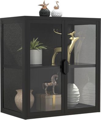 ebuy24 Ebuy24 - Estuche De Cristal Vcm Colgante Estuche De Cristal Con Vidrio De Seguridad Esg Dimensiones Aprox. Al. 65x60x35 Cm Vidrio De Gabinete Colgante