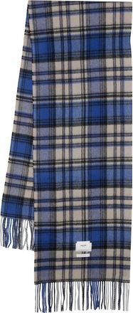 Ader Error Check-pattern Wool Scarf