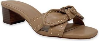 Shushop Guinivere Studded Slide Sandal in Dark Beige at Nordstrom, Size 7.5
